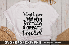 Thank you for bee-ing a great SVG - Teacher Design Product Image 1