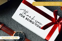 Thank You For Being You SVG Cut File