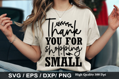 Thank You For Shopping Small SVG - Business Design Product Image 1