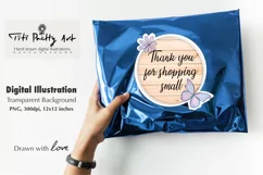 Thank You For Your Order Stickers PNG