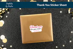 Thank you for your order print and cut sticker SVG