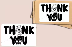 Thank You packaging label for thermal printer ready to print instant download