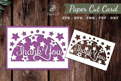 Thank You Papercut Card SVG Product Image 1