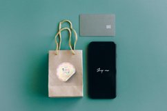 Pastel Gradient Thank you Sticker Canva Template Product Image 4