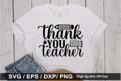 Thank you teacher SVG - Teacher Design Product Image 1