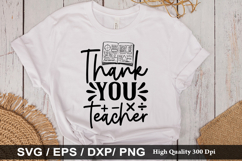 Teacher SVG Design - Teacher T-shirt Design Product Image 5