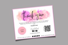 Watercolor Thank You Card Business Templates Product Image 7