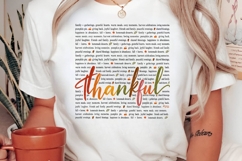 Thankful Autumn Typography Quote PNG Design Product Image 2