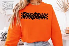 Thankful SVG PNG - Cute Fall Thanksgiving Retro Blessed Product Image 3