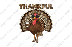 Thankful Chic Turkey PNG Product Image 1