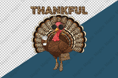 Thankful Chic Turkey PNG Product Image 4