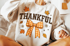 Thankful Png, Coquette Fall Png, Autumn Png, Thanksgiving Product Image 3