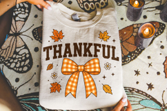 Thankful Png, Coquette Fall Png, Autumn Png, Thanksgiving Product Image 1