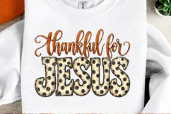 Thankful for Jesus Polka Dot PNG Product Image 2