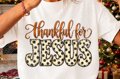 Thankful for Jesus Polka Dot PNG Product Image 3
