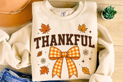Thankful Png, Coquette Fall Png, Autumn Png, Thanksgiving Product Image 4