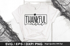 Thankful mama SVG - Pumpkin Design Product Image 1