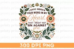Bible Verse png file, Vintage Christian Sublimation PNG Product Image 8