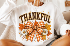 Thankful Png, Coquette Fall Png Product Image 2
