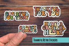 Thanksgiving Retro Phrases PNG Sticker Pack Product Image 1