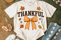 Thankful Png, Coquette Fall Png, Autumn Png, Thanksgiving Product Image 5