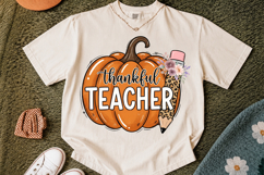 Thankful Teacher PNG, School Thanksgiving Design Product Image 2