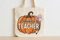 Thankful Teacher PNG, School Thanksgiving Design Product Image 4