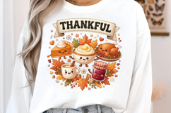 Thankful Thanksgiving Dinner PNG Product Image 3