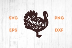 Thankful Turkey SVG Product Image 1
