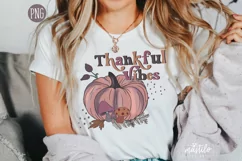 Thankful Vibes Png by Mastilo Designs