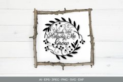 Thanks for Helping Me Grow for Papercut Product Image 1