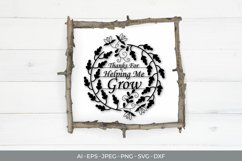 Thanks for Helping Me Grow for Papercut Product Image 1