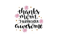 Thanks Mom I Turned Out Awesome Product Image 1