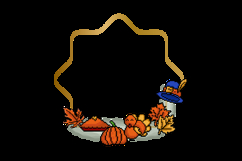 Thanksgiving and autumn blank frame design Product Image 2