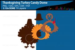 Thanksgiving turkey candy dome holder Product Image 2