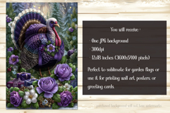 Thanksgiving Garden Flag, Christmas Turkdy Garden Flag, d10 Product Image 2