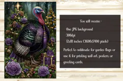 Thanksgiving Garden Flag, Christmas Turkdy Garden Flag, d14 Product Image 2