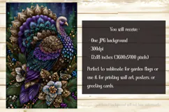 Thanksgiving Garden Flag, Christmas Turkdy Garden Flag, d16 Product Image 2