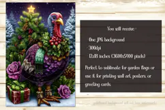Thanksgiving Garden Flag, Christmas Turkdy Garden Flag, d17 Product Image 2