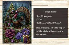 Thanksgiving Garden Flag, Christmas Turkdy Garden Flag, d18 Product Image 2