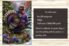 Thanksgiving Garden Flag, Christmas Turkdy Garden Flag, d19 Product Image 2