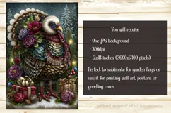 Thanksgiving Garden Flag, Christmas Turkdy Garden Flag, d2 Product Image 2