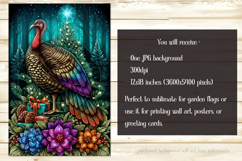 Thanksgiving Garden Flag, Christmas Turkdy Garden Flag, d23 Product Image 2