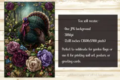 Thanksgiving Garden Flag, Christmas Turkdy Garden Flag, d25 Product Image 2