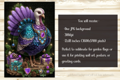 Thanksgiving Garden Flag, Christmas Turkdy Garden Flag, d29 Product Image 2