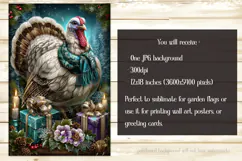 Thanksgiving Garden Flag, Christmas Turkdy Garden Flag, d4 Product Image 2