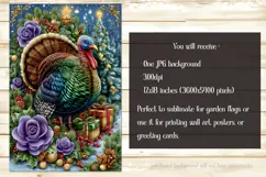 Thanksgiving Garden Flag, Christmas Turkdy Garden Flag, d7 Product Image 2