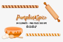 Autumn Fall Clip Arts, thanksgiving illustrations, graphics Product Image 1