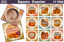 Thanksgiving Sublimation Bundle | Fall Pumpkin Animals Product Image 7