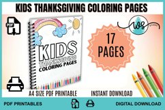 Thanksgiving Coloring Pages for Kids, Printable Thanksgiving Product Image 5